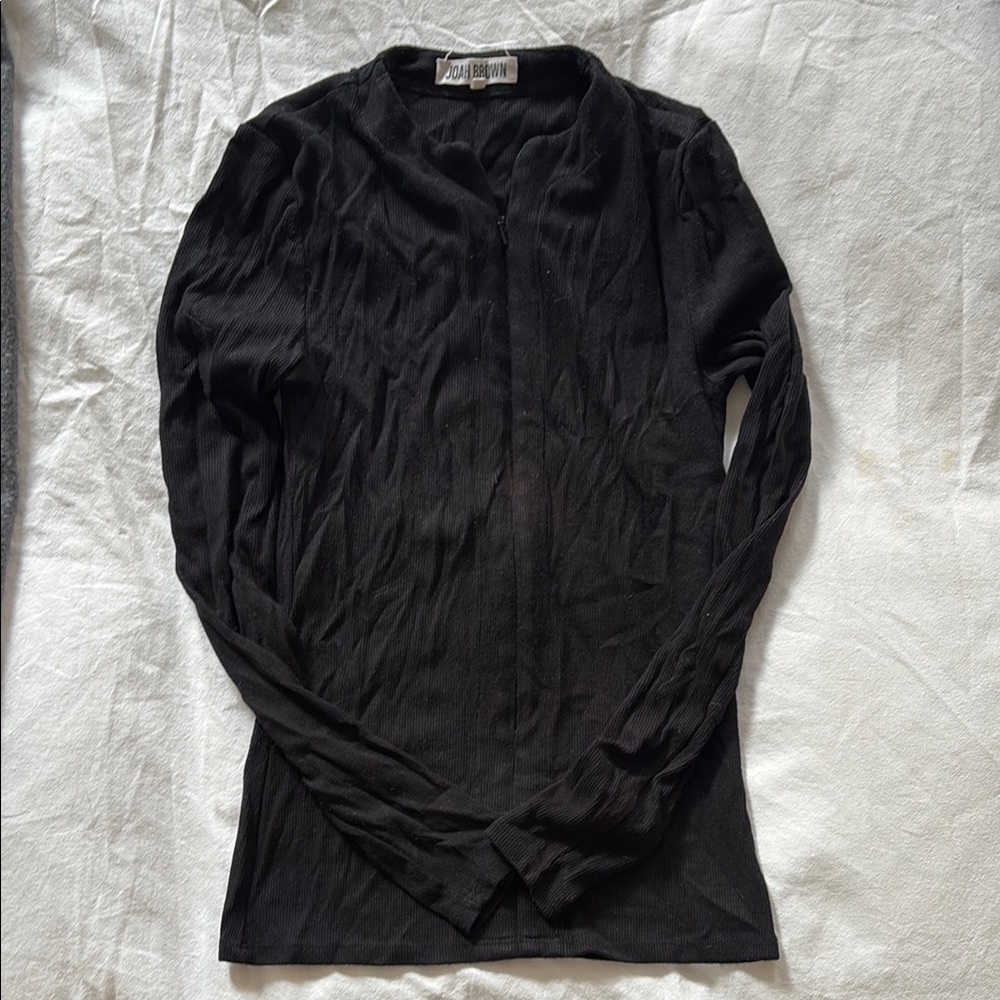 Joah Brown invisible zip long sleeve top